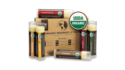 USDA Organic Lip Balm 6-Pack