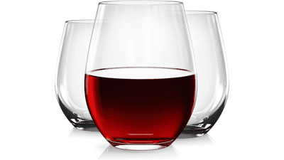 Unbreakable Elegant Plastic Stemless Wine Glasses