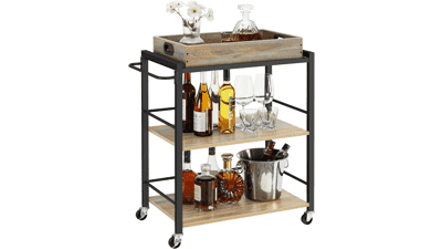 VASAGLE Kitchen Serving Cart