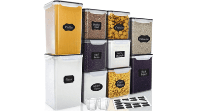 VERONES Large Tall Airtight Food Storage Containers