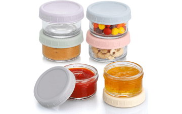 VITEVER 6 Pack Salad Dressing Containers