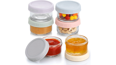 VITEVER 6 Pack Salad Dressing Containers