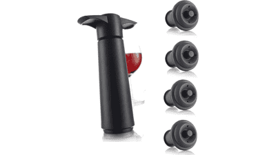 Vacu Vin Wine Saver Pump Black