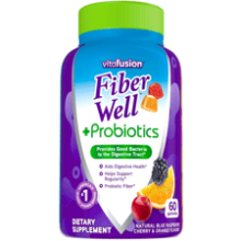 Vitafusion Fiber Well + Probiotics Gummies