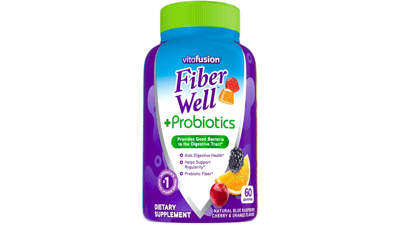 Vitafusion Fiber Well + Probiotics Gummies