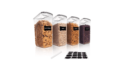 Vtopmart Cereal Storage Container Set