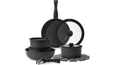 15 Pcs Pots and Pans Set