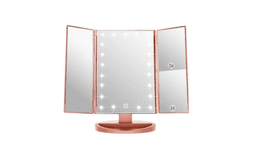 3 Folds Lighted Vanity Makeup Mirror