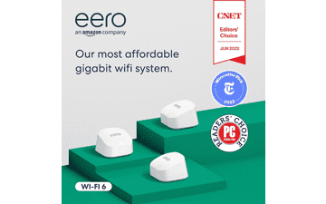 Amazon eero 6+ mesh Wi-Fi router