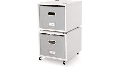 BIRDROCK HOME Rolling File Cabinet