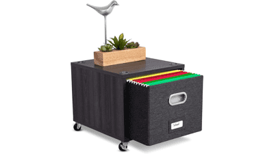 BIRDROCK HOME Rolling File Cabinet