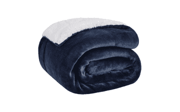 Bedsure Sherpa Fleece Throw Blanket