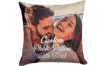 Custom Love, Couple Photo Pillow