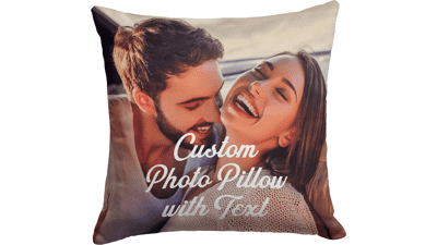 Custom Love, Couple Photo Pillow