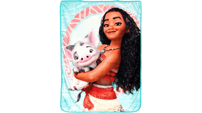 Disney's Moana Voyagers Micro Raschel Throw Blanket