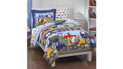 Dream Factory Trucks Tractors Cars Boys Bedding