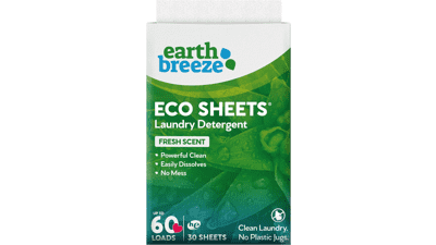 Earth Breeze Laundry Detergent Sheets