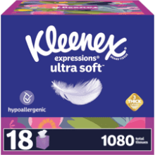 Kleenex Expressions Ultra Soft Facial Tissues