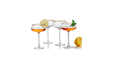 Lysenn Vintage Coupe Glasses Set