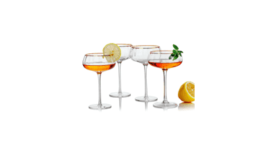 Lysenn Vintage Coupe Glasses Set