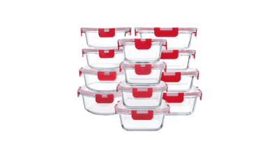 M MCIRCO Glass Food Storage Containers