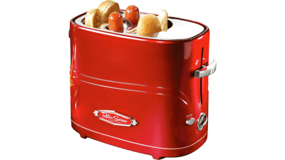Nostalgia 2 Slot Hot Dog and Bun Toaster