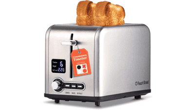 Peach Street 2 Slice Toaster