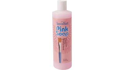 Pink Soap Paint Brush Cleaner