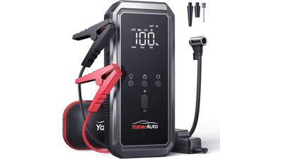 Portable Car Jump Starter with Air Compressor