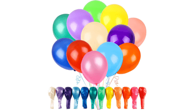 RUBFAC 120 Balloons Assorted Color
