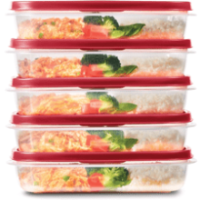 Rubbermaid EasyFindLids Meal Prep Containers