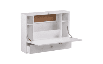 SEI Furniture Willingham Wall Mount Folding Desk