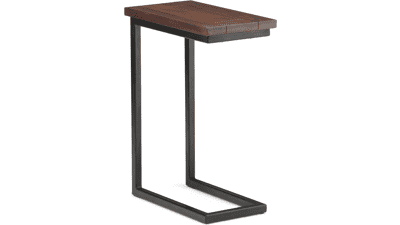 SIMPLIHOME Skyler SOLID MANGO WOOD and Metal C Side Table