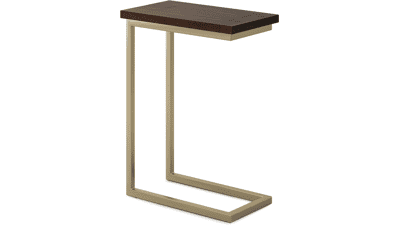 SIMPLIHOME Skyler SOLID MANGO WOOD and Metal Table