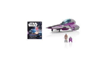 STAR WARS Micro Galaxy Squadron Mace Windu’s Jedi Interceptor Bundle