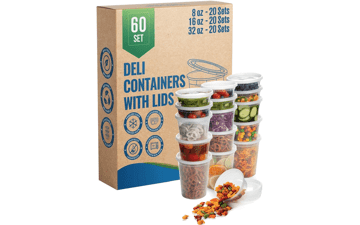 SafeWare Deli Plastic Food Storage Containers