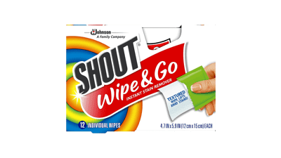 Shout Wipes Instant Stain Remover