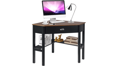 Tangkula Corner Desk