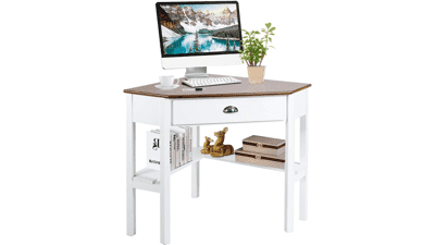 Tangkula Corner Desk
