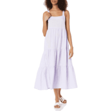 The Drop Women's Britt Tiered Maxi Tent Dress