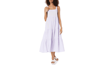 The Drop Women's Britt Tiered Maxi Tent Dress