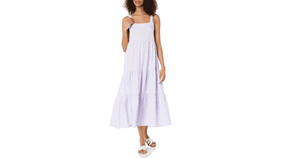 The Drop Women's Britt Tiered Maxi Tent Dress