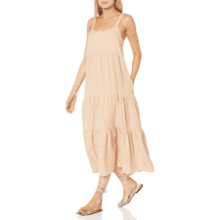 The Drop Women's Britt Tiered Maxi Tent Dress