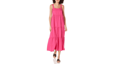 The Drop Women's Britt Tiered Maxi Tent Dress