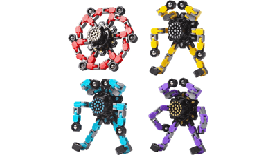 Transformable Fidget Spinners 4 Pcs