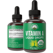 USDA Organic Vitamin A Liquid Drops