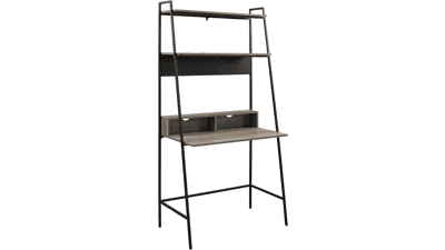 Walker Edison Freya Urban Industrial Ladder Desk