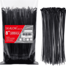 Zip Ties 8 inch (100 Pack)