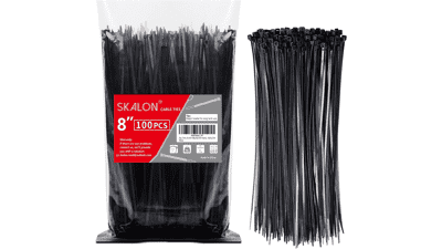 Zip Ties 8 inch (100 Pack)