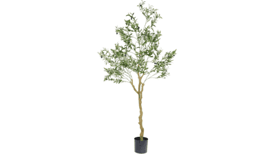 7ft Faux Olive Tree